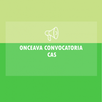 ONCEAVA CONVOCATORIA CAS